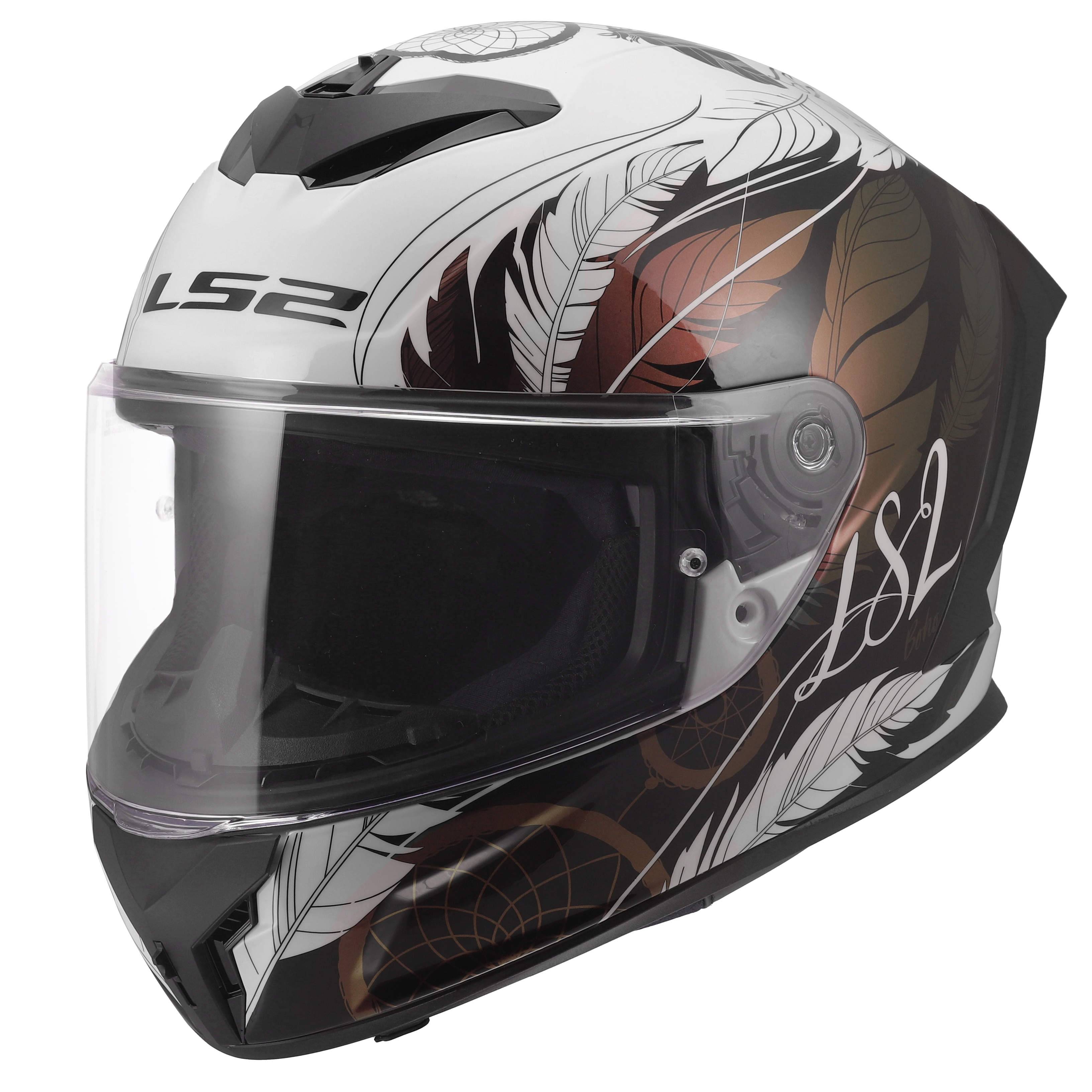 LS2 FF820 RAPID III BOHO WHITE BLACK PINK   16820090 (3)